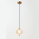 Підвісний світильник золотий з бежевим прозорим плафоном W-15 cm Led 5W Beige clear Colours 250931-100006119