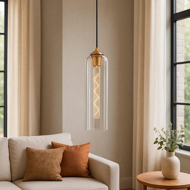 Підвісний світильник LumiTower Clear Float Е27 Gold 250577-100004884