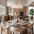 Світильник підвісний бежевий H - 28 cm L - 55 cm E27 Beige Wabi Sabi 260531-100007891