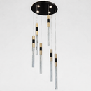 Люстра каскадна на 6 підвісів bicolor bubble 230635-100002128