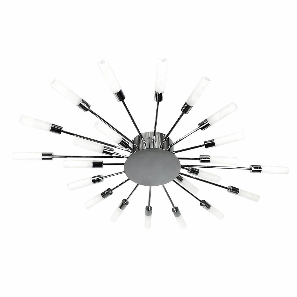 Люстри срібні стельові L-90 cm / L-110 cm / L-128 cm G4 Chrome Fun 260118-100007192