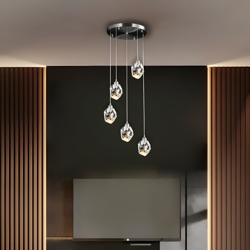 Люстра Crystal shine 5 Chrome 4500K 29W 250476-100004519