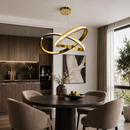 Люстра золота підвісна світлодіодна D-57 cm Led 120W Gold knot 260588-100007960
