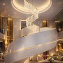 Каскадна люстра золота H-400 cm D-80 cm Led*48 235W 4000K Gold Cascade Imitation Bubbles 260222-100007373