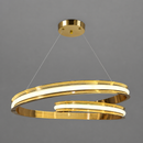 Люстра золота підвісна світлодіодна D-50 cm Led 100W Gold Curl 260588-100007961