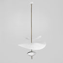 Люстра біла з пелюстками D-40 cm / D-60 cm Led 4000K White Flower 250918-100002038
