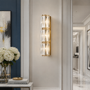 Бра настінні золоті Crystal Shine 4000К H-30 cm / H-40 cm Led 11W / 14W Сяйво Gold 250635-100005248