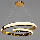 Люстра золота підвісна світлодіодна D-50 cm Led 100W Gold Curl 260588-100007962
