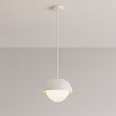 Світильник білий підвісний E27 W-27 cm White Bollo 250840-100005840