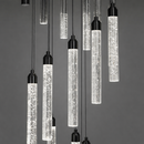 Каскадна люстра чорна Led 90W 4000K Rose Black Cascade Imitation Bubbles 260222-100007370