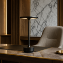 Настільна лампа чорна акумуляторна H-28 cm Led 10W Black Clin 251188-100006557