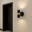 Бра поворотне Spot L з 2 променями світла H200 Led 10W 4000K Black + Gold 241022-100003859