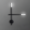 Бра Geometry Black H-47cm Led 2 250558-100004756