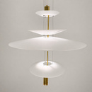 Люстра Flamingo 4 пелюстки Gold D-68 cm 13W 4000K 240918-100003775