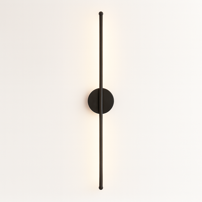 Настінний світильник чорний лінійний L - 60 cm/ 80 cm/ 100 cm Led 16W / 20W / 26W Black Pipe Line Center 251031-100006327