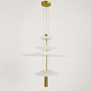Люстра Flamingo 4 пелюстки Gold D-68 cm 13W 4000K 240918-100003775