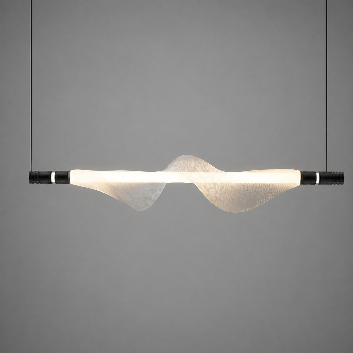 Підвісні світильники L-100 cm / L-120 cm Led 24W / 29W 3000K Black Silk 260822-100008575