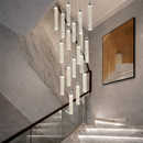 Каскадна люстра срібна D-20 cm Led 90W 4000K Chrome Cascade Imitation Bubbles 260222-100007369