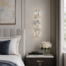 Бра настінні срібні Crystal Shine 4000К H-30 cm / H-40 cm Led 11W / 14W Сяйво Chrome 260135-100007183