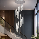 Каскадна люстра срібна D-20 cm Led 90W 4000K Chrome Cascade Imitation Bubbles 260222-100007369