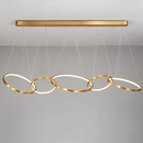 Люстра золота L-120 см / L-150 см Led 52W / 65W Gold Lord of the Rings 220835-100000993
