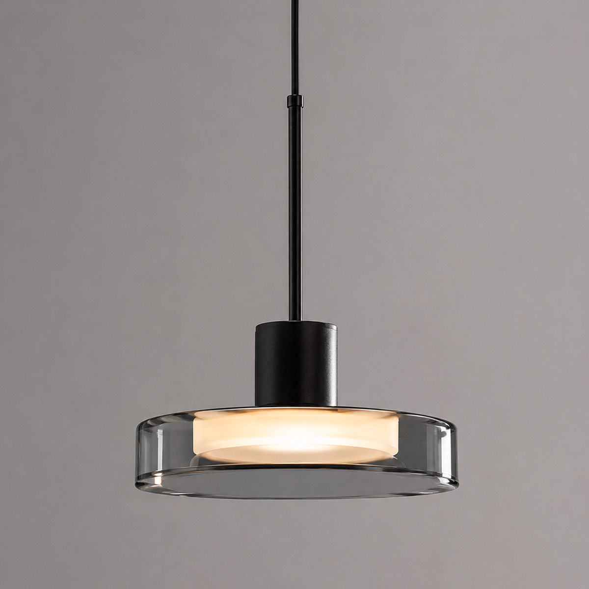 Підвісний світильник димчатий D-20 cm Led 4000K Smoke Glass 260122-100007295