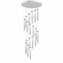Каскадна люстра срібна D-20 cm Led 90W 4000K Chrome Cascade Imitation Bubbles 260222-100007369
