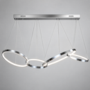 Люстра срібна L-120 cm / L-150 cm Led 52W / 65W Chrome Lord of the Rings 260935-100008800