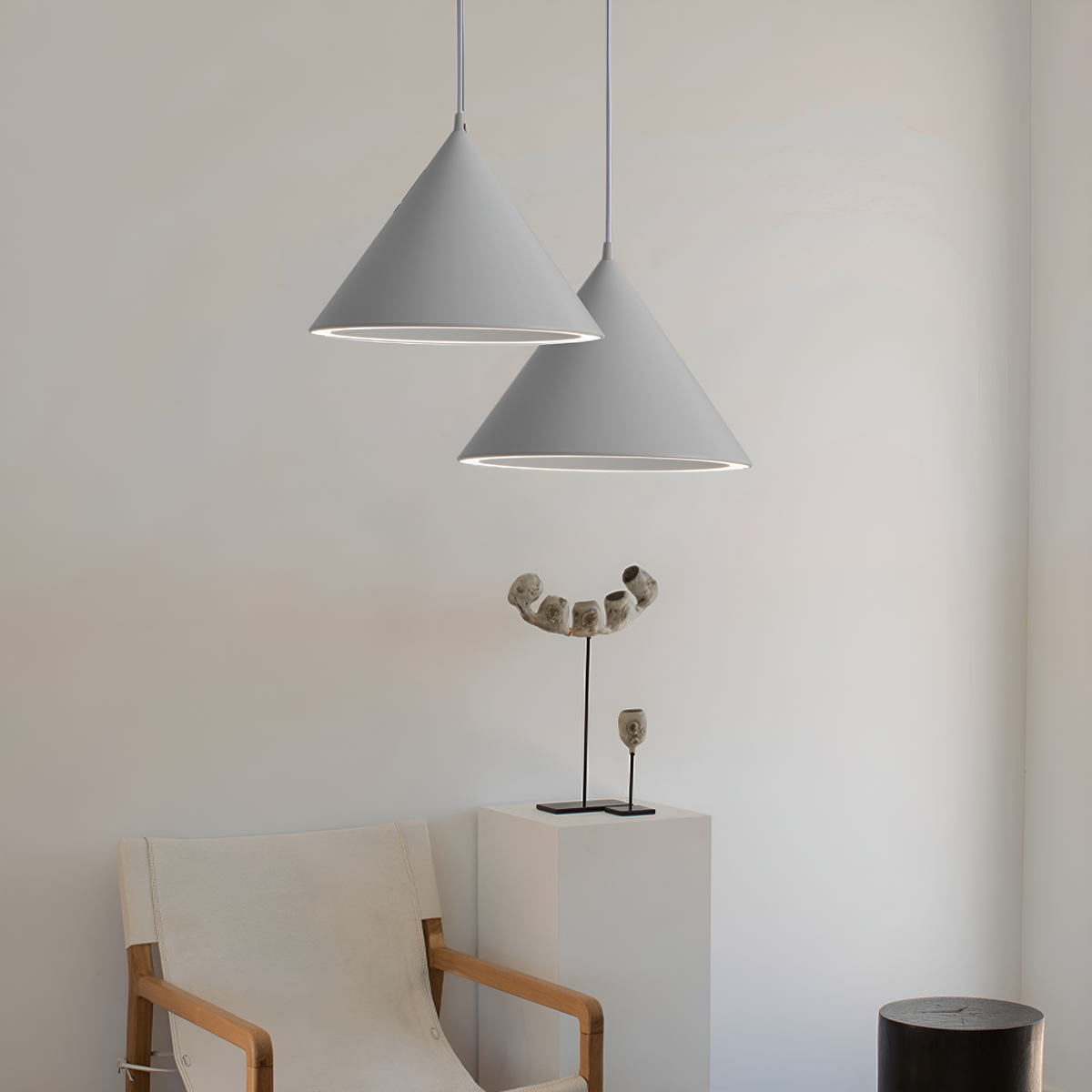 Підвісний світильник Сone D-35 cm / D-50cm GU10x1 White 250510-100004924