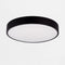 Стельовий світильник чорний світлодіодний D-40 cm H-7.2 cm IP44 Led 28W Black Circle 250940-100006038