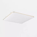 Стельова люстра біла з золотим обідком H-5.4 cm L-53 cm Led 50W 4000K White+Gold Square 260240-100007550