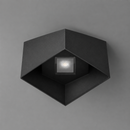Настінний чорний вуличний світильник L-17 cm Led 10W IP54 3000K Black Lola 260619-100008307