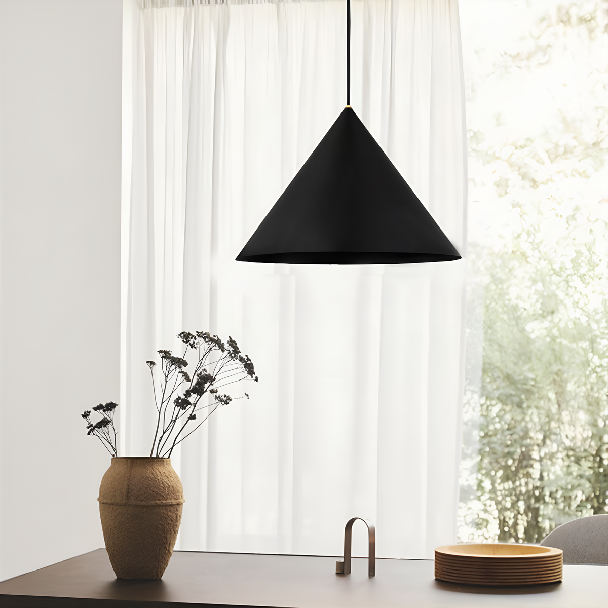 Підвісний світильник Сone D-35cm / D-50cm GU10x1 Black 250510-100004929