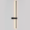 Настінний світильник чорний лінійний L - 60 cm/ 80 cm Led 17W / 22W Black Lines Double 251031-100006325