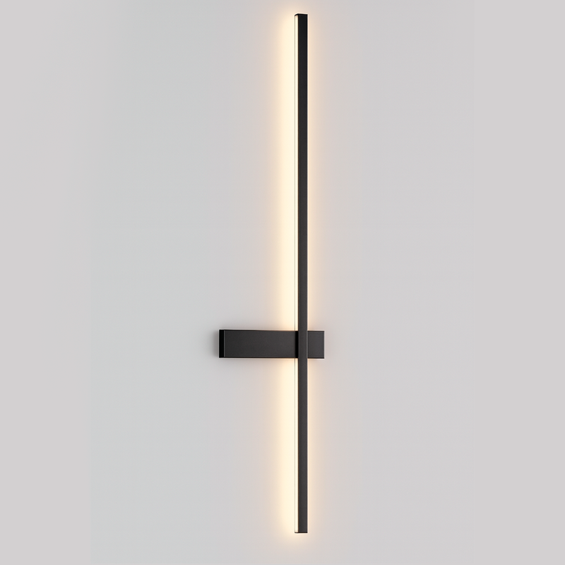Настінний світильник чорний лінійний L - 60 cm/ 80 cm Led 17W / 22W Black Lines Double 251031-100006325