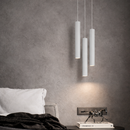 Підвісний білий світильник потрійний D-18 cm GU10X3 Tubes Line White 260141-100007175