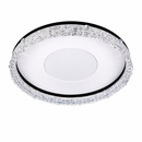 Стельова люстра чорна з акриловим плафоном D - 49 cm H - 8 cm Led 50W Black Crystal Circle 260531-100007971