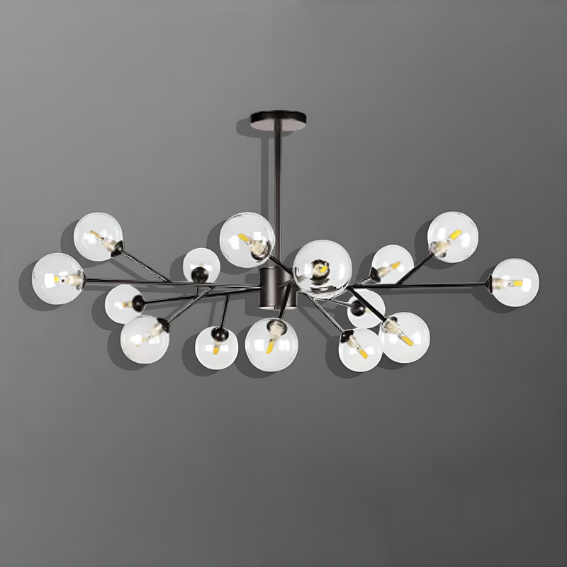 Люстра Berries G9х15 D-105cm Black + Clear 250431-100004564