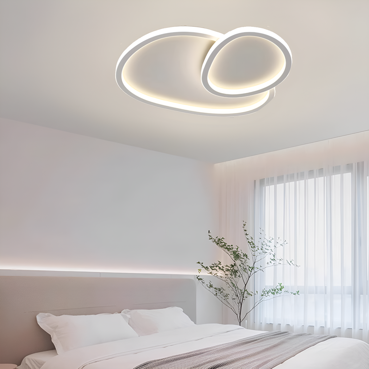 Стельовий світильник лед Geometry White 50W LED 250431-100004619
