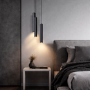 Підвісний чорний світильник потрійний D-18 cm GU10X3 Tubes Line Black 220741-100000869