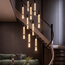 Каскадна люстра чорна D-60 cm Led 54W 4000K Black Cascade 251076-100006295
