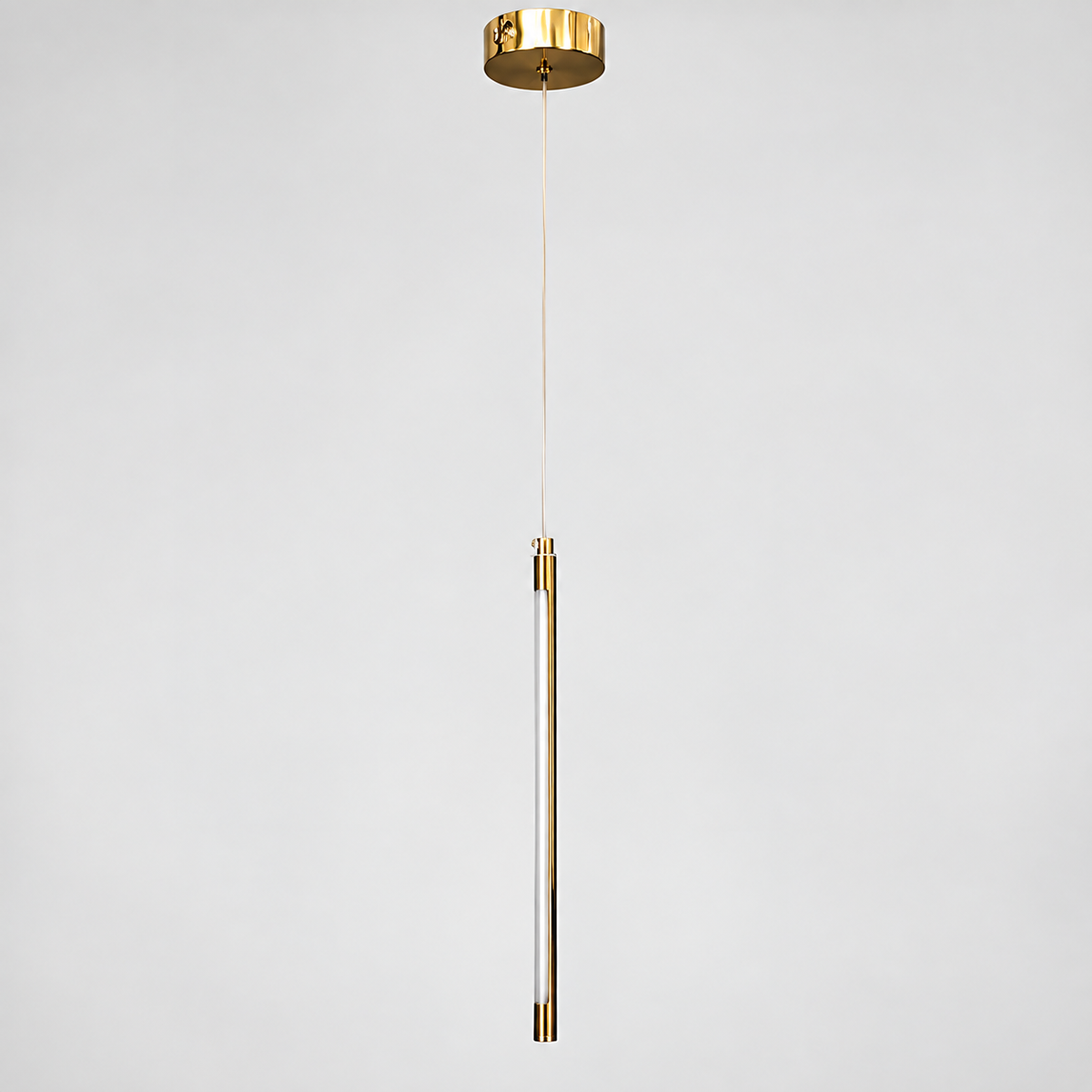 Підвісний світильник золотий H-34 cm Led 6.5W 4000K Gold Pipe Line 251035-100006419