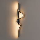 Настінний світильник чорний з чорним кріпленням L-60 cm/ 80 cm Led Black Wave Line 251088-100006462