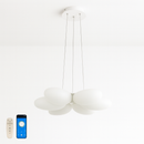 Люстра біла підвісна світлодіодна D-53 cm Led 80W White Bubble Flower 251031-100006213