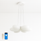 Люстра біла підвісна світлодіодна D-53 cm Led 80W White Bubble Flower 251031-100006213