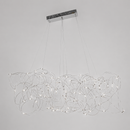 Люстра декоративна хромована з сітчастим плафоном L-150 cm Led 28W Chrome Miracle 260418-100007832