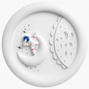 Люстра біла стельова світлодіодна D-50 cm Led 111W Astronaut White 251248-100006868