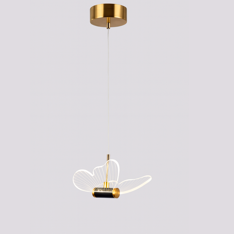 Підвіс золотий у вигляді метелика H-220 cm Led 6W Gold Butterfly 251049-100006279