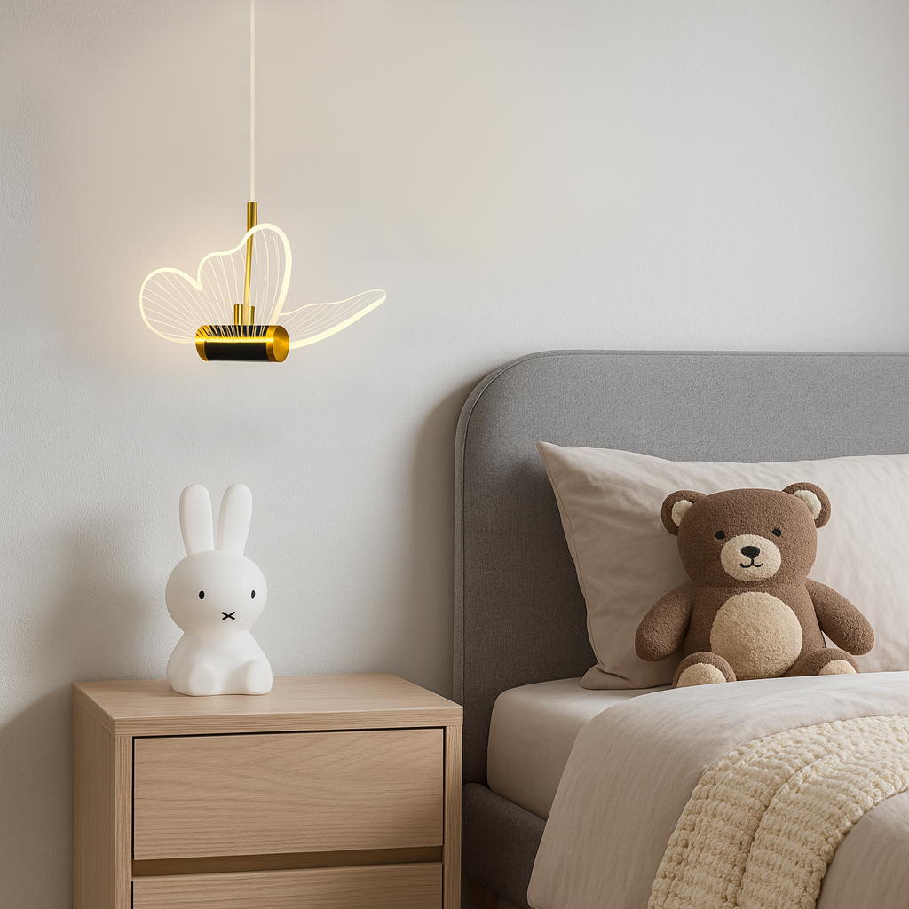 Підвіс золотий у вигляді метелика H-220 cm Led 6W Gold Butterfly 251049-100006279