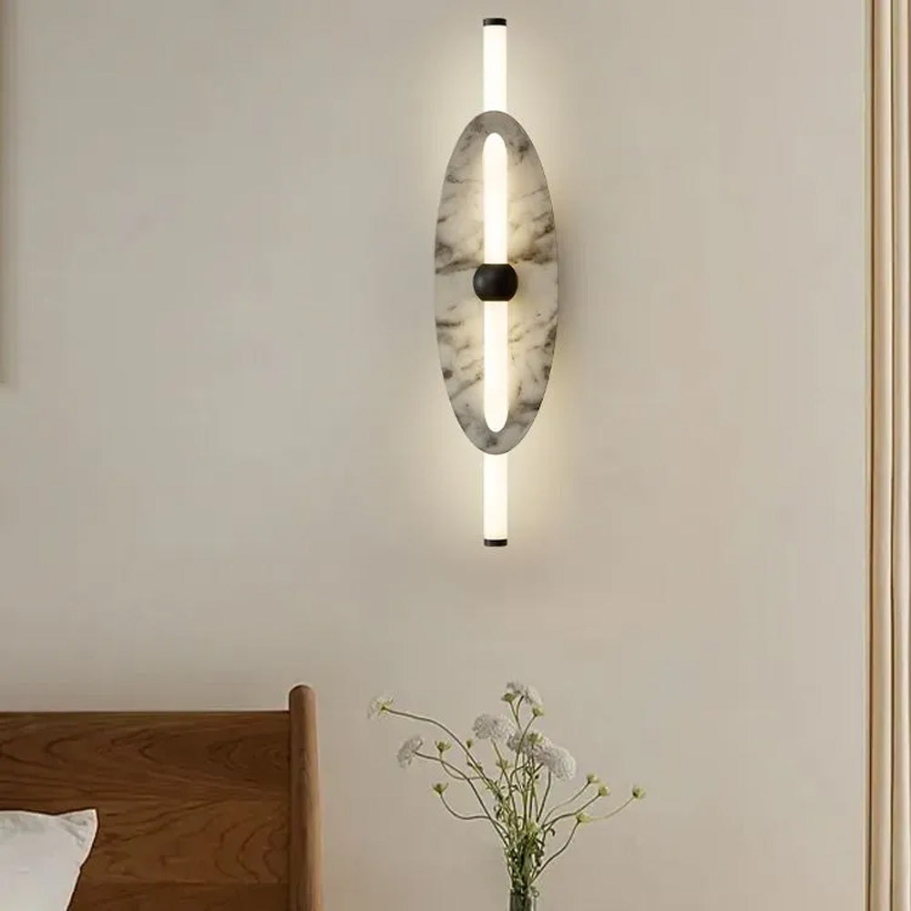 Настінний світильник L-60 cm Led 5W 4000K Black + Graphit Imitation Marble 250118-100004044
